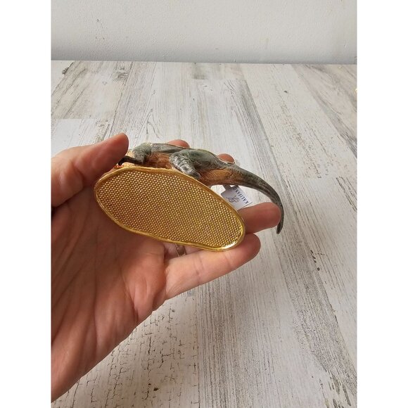 Kalifano T-Rex dinosaur trinket box jewelry rhinestone unique hinged figurine ty - Picture 7 of 9